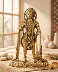 Brass Standing Hanuman