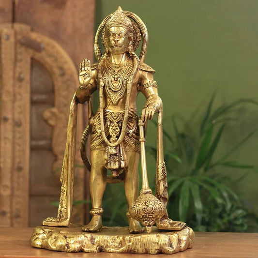 Brass Standing Hanuman
