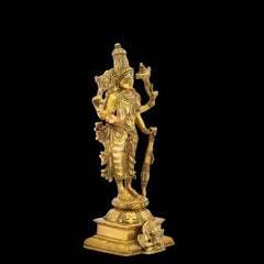 Brass Standing Lord Vishnu Idol