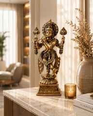 Brass Superfine Krishna with Flute Large Statue