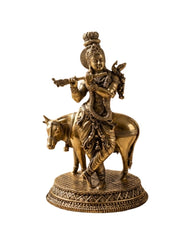 Superfine Small Krishna / Brass