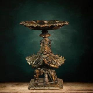 Brass-Vintage-Finish-Garuda-With-Tray-4
