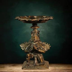 Brass-Vintage-Finish-Garuda-With-Tray-4