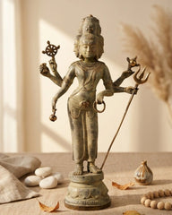 Bronze Brahma Antique Sculpture