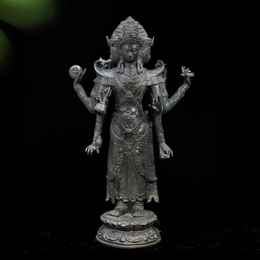 Bronze Brahma Antique Sculpture