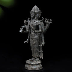 Bronze Brahma Antique Sculpture (29.1 inches)