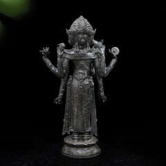 Bronze Brahma Antique Sculpture (29.1 inches)