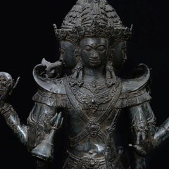 Bronze Brahma Antique Sculpture (29.1 inches)