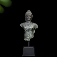 Bronze Antique Buddha Bust