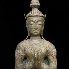 Bronze Buddha Antique Sculpture (55 inches)