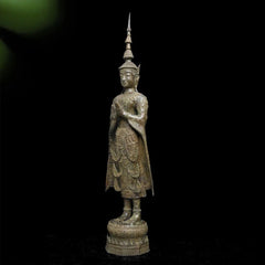 Bronze Buddha Antique Sculpture (55 inches)