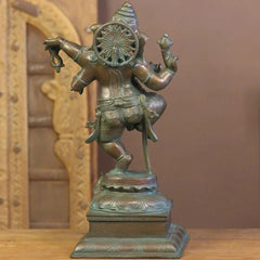 Bronze Finished Brass Dancing Ganesh