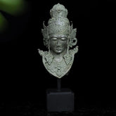 Bronze Vishnu Handcrafted Bust Sculpture with Garuda