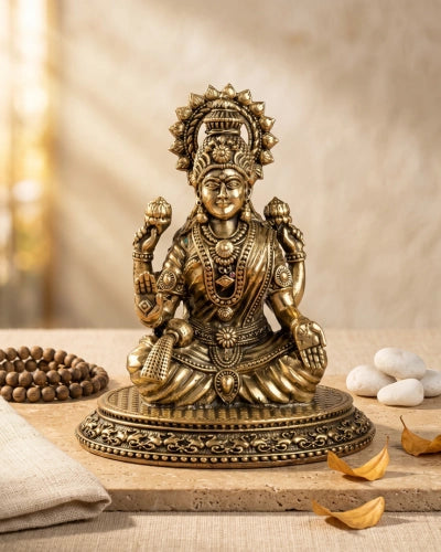 Buy Pure Brass Laxmi Ji Murti