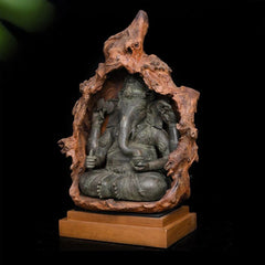 Ganesha Antique Sculpture (Bronze / Wooden)
