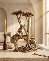 Mystic Elephant Duo Sculpture