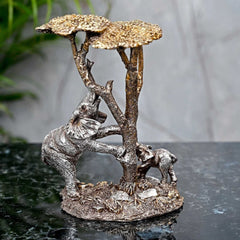 Mystic Elephant Duo Sculpture