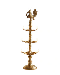 Peacock Handcrafted Lamp (Annam Lamp) in Brass