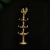 Peacock Handcrafted Lamp (Annam Lamp) in Brass (51.5 cm)