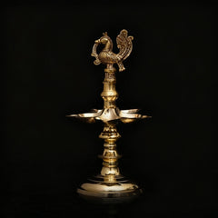 Peacock Lamp (Annam Lamp) in Brass (29.cm)