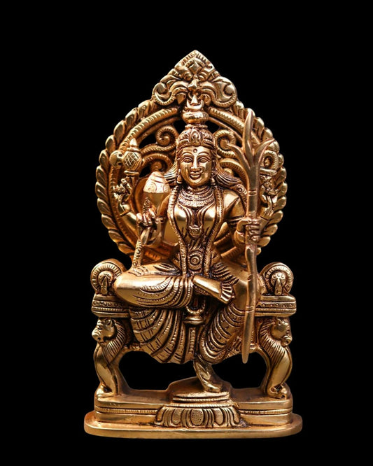 Brass Rajarajeshwari (Lalithambika)