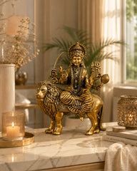 Superfine Brass Durga Hindu Goddess