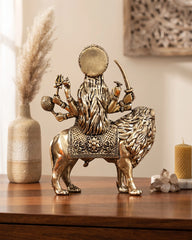 Superfine Brass Durga Hindu Goddess