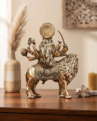 Superfine Brass Durga Hindu Goddess