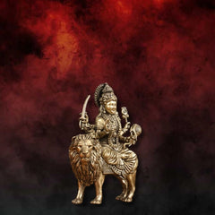 Superfine Brass Durga Hindu Goddess