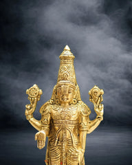 Buy Superfine Brass Tirupati Balaji Lord Venkateshwara Idol 