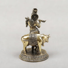 Superfine Small Krishna / Brass (17.2 cm)