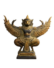 The Majestic Garuda Antique Brass Sculpture