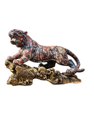The Vibrant Tiger Handcrafted Figurine