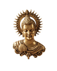 Tibetan Brass Wall Hanging Buddha Statue – Symbol of Peace & Wisdom