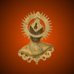 Tibetan Brass Wall Hanging Buddha Statue – Symbol of Peace & Wisdom
