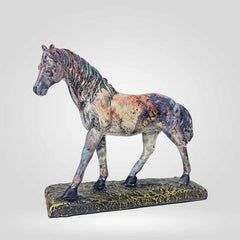 Vibrant Horse Handcrafted Figurine