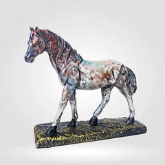 Vibrant Horse Handcrafted Figurine