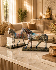 Vibrant Horse Handcrafted Figurine