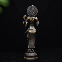 Vintage Bronze Antique Annapurna Idol