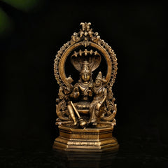 Vishnu and Lakshmi Brass Statue | Handmade Brass Idol