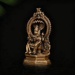 Vishnu and Lakshmi Brass Statue | Handmade Brass Idol