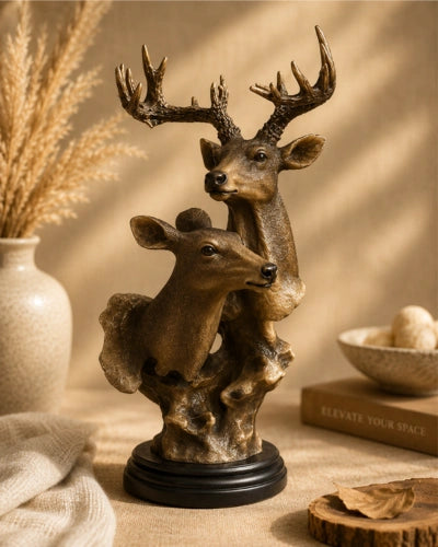 Wild Reindeer Sculpture - Large