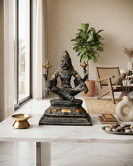 Yoga Narasimha Brass Statue