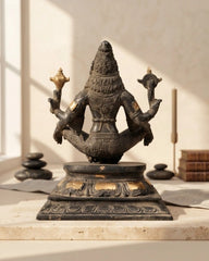 Yoga Narasimha Brass Statue