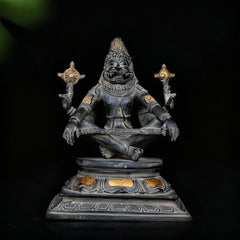 Yoga Narasimha Brass Statue