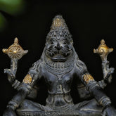 Yoga Narasimha Brass Statue