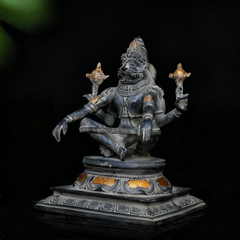 Yoga Narasimha Brass Statue