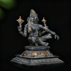 Yoga Narasimha Brass Statue