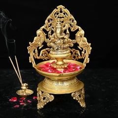 Buy Brass Ganesha antique Urli-Diya Online