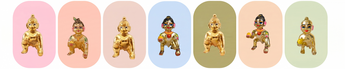 Buy BRASS LADDU GOPAL Idol Online